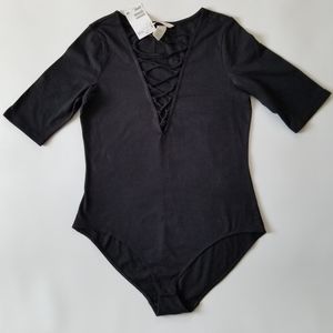 H&M half sleeve one piece bathing suit